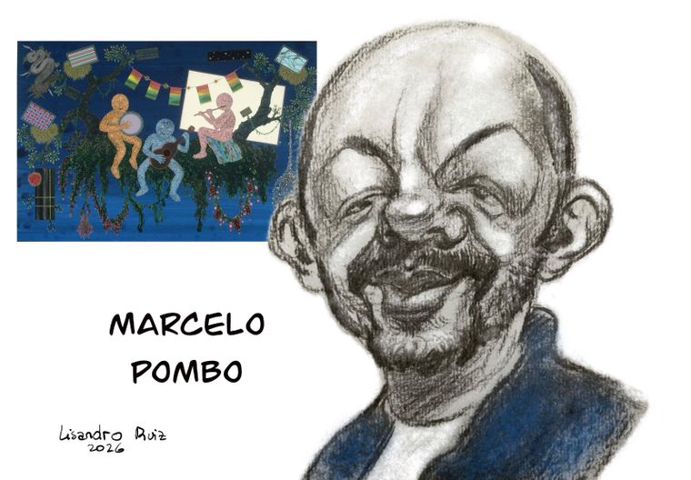 Marcelo Pombo y su arte pop.