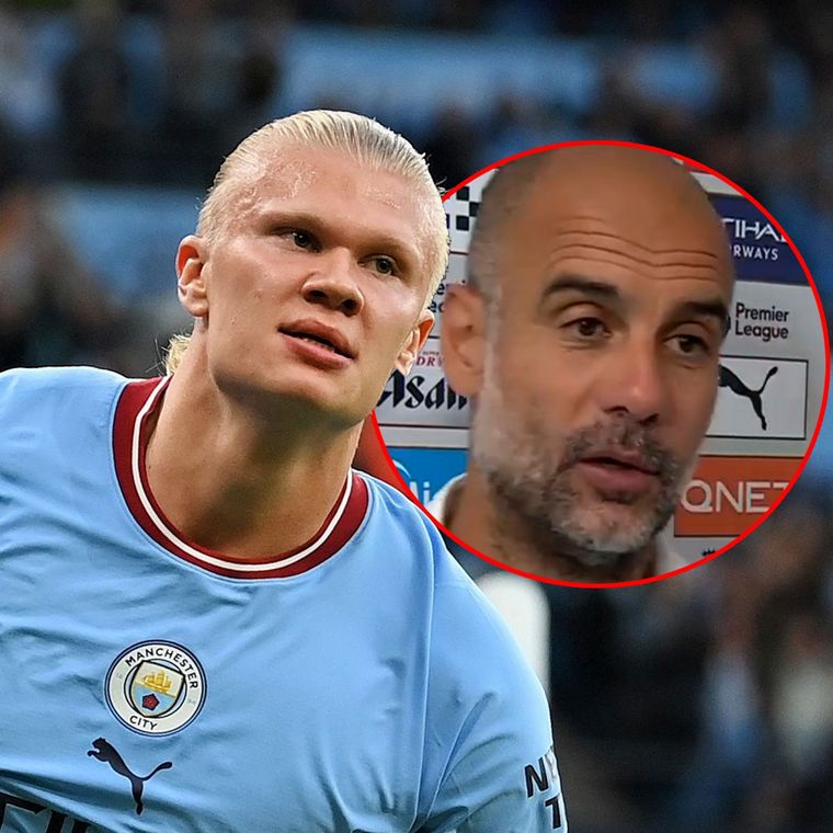 Haaland rompe récords en sus primeros partidos del City pero Guardiola pidió más calma.