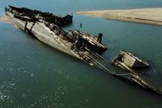 Varios barcos alemanes fueron hundidos en Serbia cuando los nazis huían de las fuerzas soviéticas Foto: REUTERS