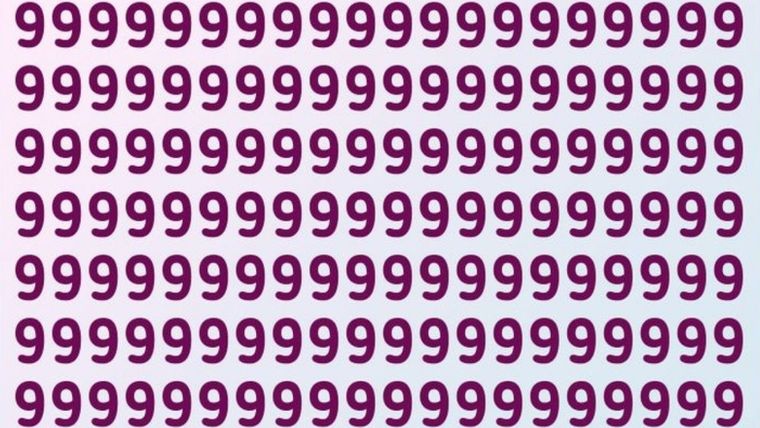 Acertijo visual, reto visual, número Pinterest