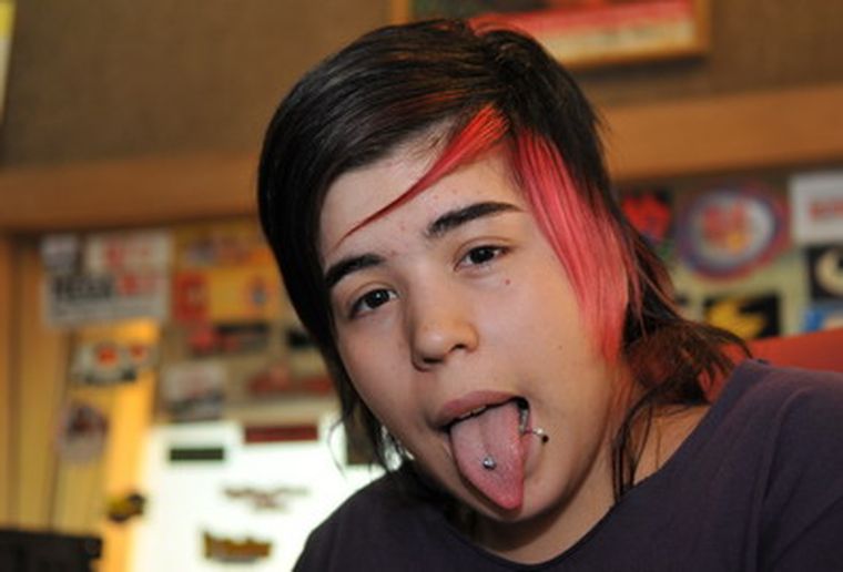 La líder flogger, Agustina Vivero (Cumbio). Foto: Gerardo Gómez /MDZ