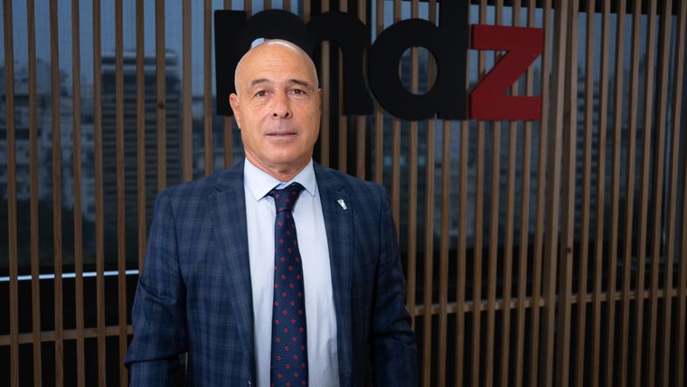 El senador nacional de La Libertad Avanza por San Luis Bartolomé Abdala en la redacción de MDZ.