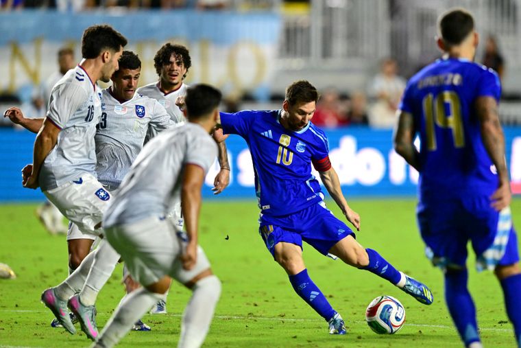 Selección argentina Puesrto Rico Lionel Messi
