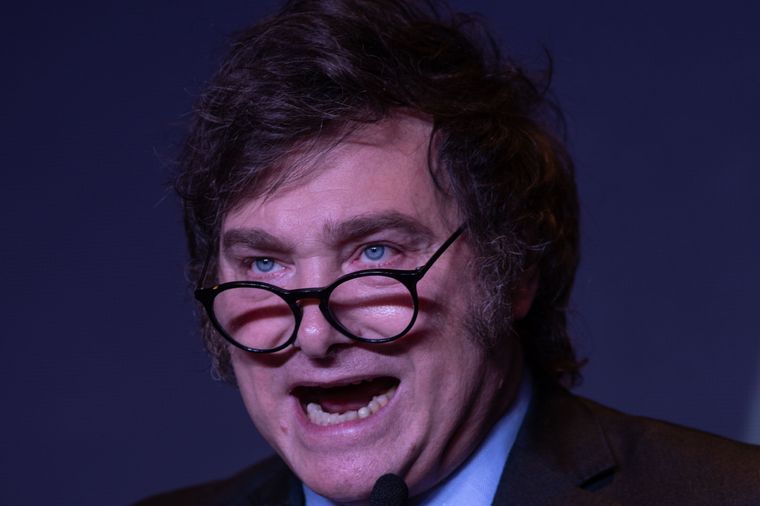 Javier Milei aseguró que no negociará el cierre del BCRA Foto: Télam