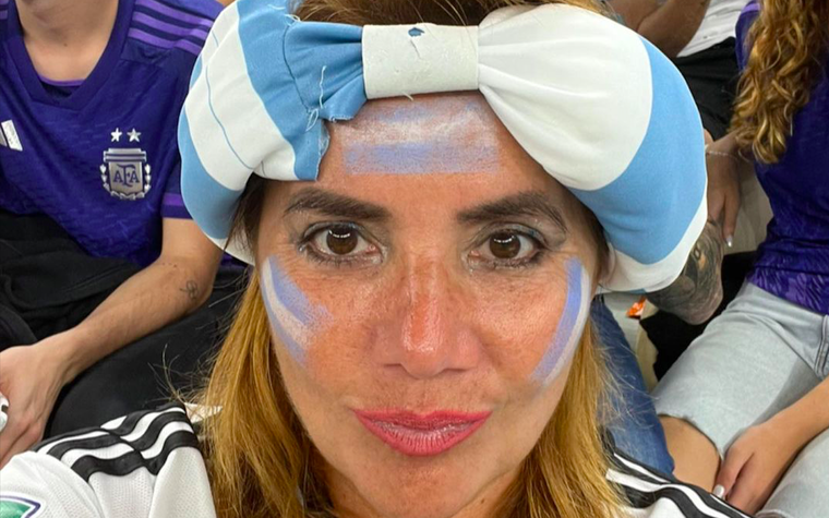 Nancy Pazos en Qatar.