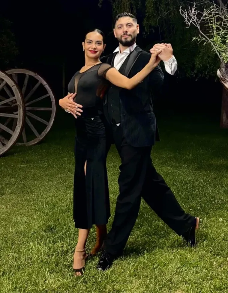 Los bailarines Sofía Gallardo y Luis Campos. Los bailarines Sofía Gallardo y Luis Campos.