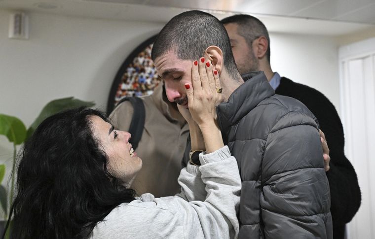 Uno de los liberados por Hamas. Foto: NA