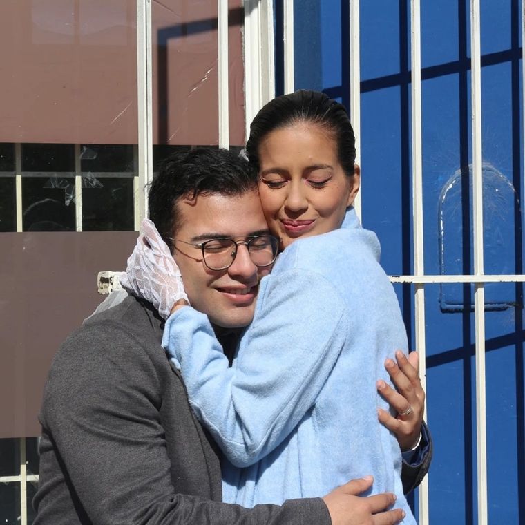 Cecilia y el principal acusado, su pareja Foto: Facebook