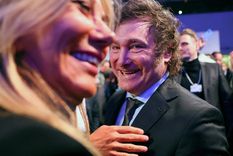 Javier Milei tuvo como uno de sus lemas de campaña llevar la economía argentina al dólar Foto: Foro Davos