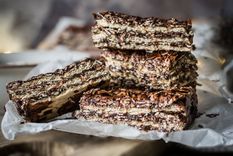 turron de avena y chocolate