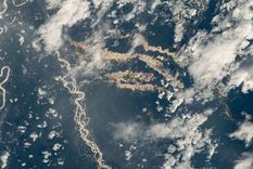 Las imágenes fueron captadas por un astronauta de la Estación Espacial Internacional. Foto: Nasa