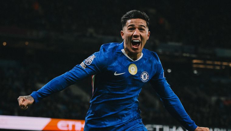 Enzo Fernández atraviesa un gran presente en el Chelsea.