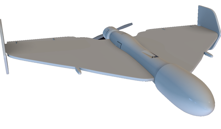 drones Dron kamikaze iraní, de los que usa Rusia en Ucrania. Foto: Wikimedia.