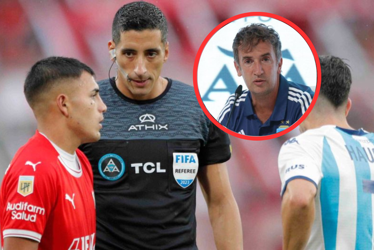 Beligoy apoyó a Falcón Pérez tras el polémico penal a favor de Racing