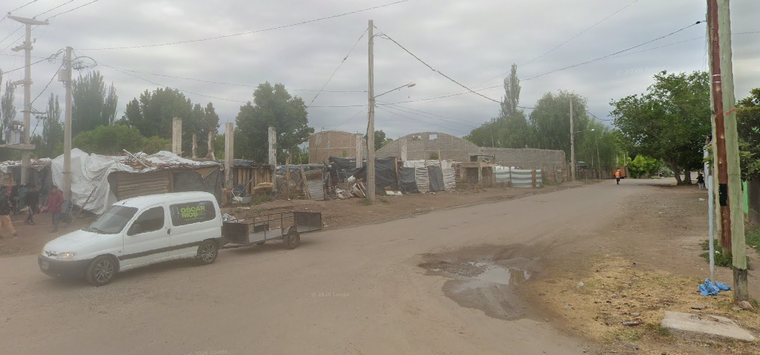 La esquina donde se desató la pelea en el Asentamiento Rodrigo. La esquina donde se desató la pelea en el Asentamiento Rodrigo.
