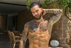 Esta fue la llamativa foto de Marco Antonio Solís y Maluma. Foto: Instagram/ Maluma