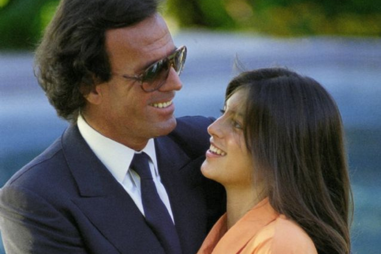 Julio Iglesias junto a su hija Chábeli