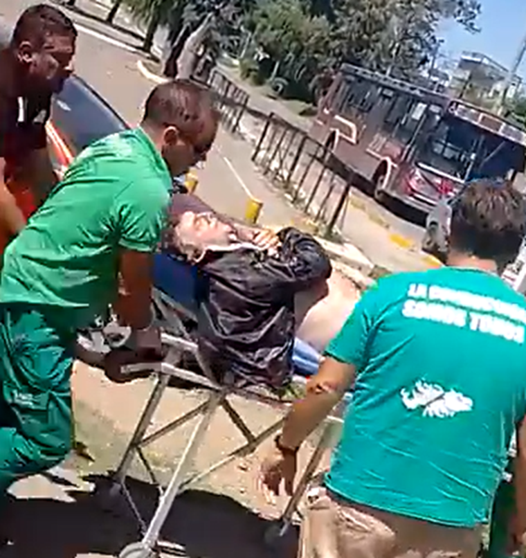 Fotógrafo apuñalado en Quilmes Foto: captura video