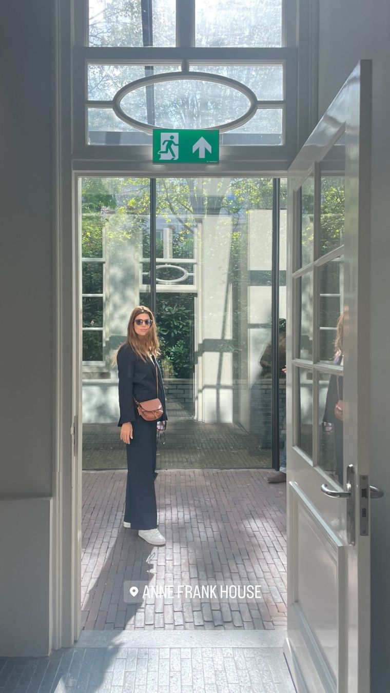 Este fue el look estrella de Juliana Awada en Europa Foto: Instagram