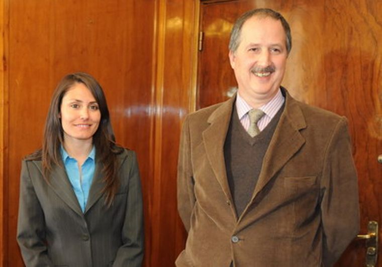 María José Ubaldini y Sebastián Godoy Lemos escucharon a los funcionarios nacionales. Foto: Marcelo Ruiz/ MDZ