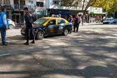 El accidente se produjo el 8 de mayo y, desde ese día, el taxista no logró salir del hospital Foto: Twitter @italodaffra