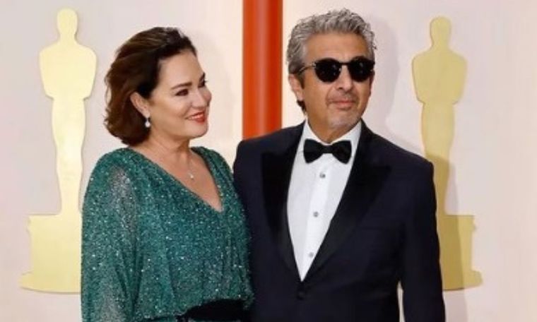 Florencia Bas junto a Ricardo Darín.