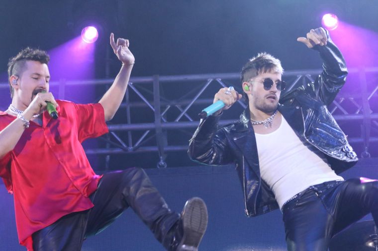 Mau y Ricky dejan todo arriba del escenario. Foto: Maximiliano Ríos/MDZ