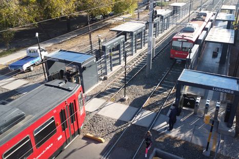 Metrotranvía en Mendoza. Metrotranvía en Mendoza.