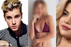 tras separarse, justin bieber aparece con una bomba sexy
