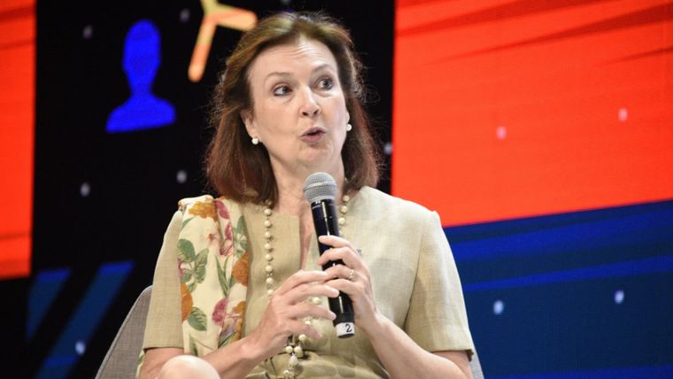 La excanciller argentina Diana Mondino.