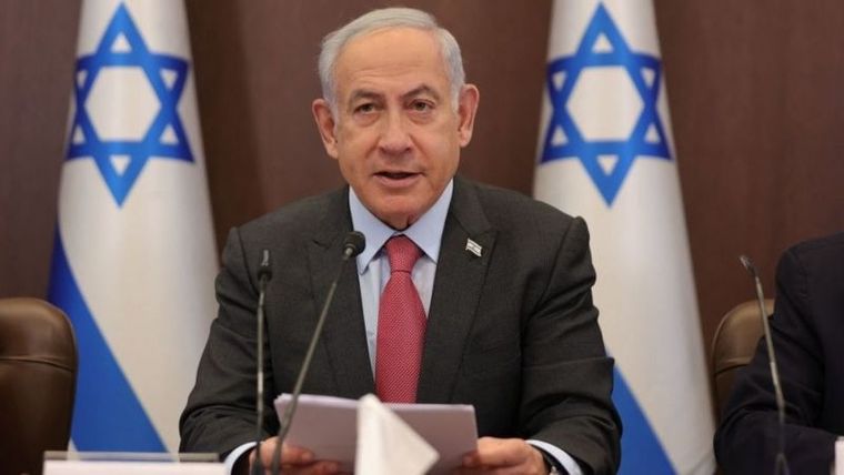 El primer ministro de Israel, Benjamin Netanyahu. 