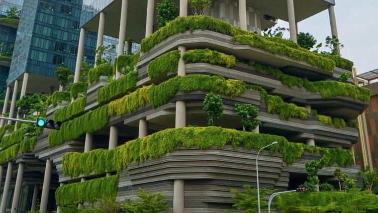 A un edificio se lo denomina Cero Neto, cuando puede compensar o contrarrestar la cantidad de energía necesaria para construir y operar a lo largo de su vida útil en todos los aspectos. Foto: MDZ