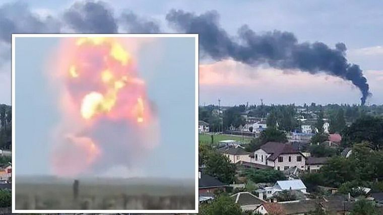 Las explosiones fueron muy potentes y obligaron evacuaciones. Foto: KNews.