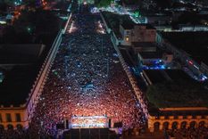 El recital de Luciano Pereyra en Luján Foto: Prensa Municipalidad de Luján
