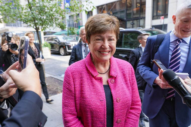 La titular del FMI, Kristalina Georgieva, endurece la posición del organismo Foto: Telam