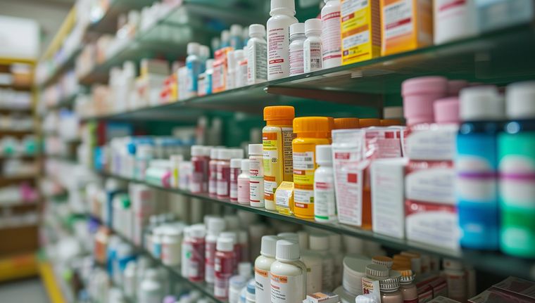 Medicamentos Polémica entre farmacéuticos y Javier Milei por la venta libre. Foto: Imagen generada con Midjourney