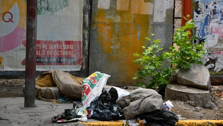 La Heras luce saturado de mugre en varios puntos del departamento Foto: Alf Ponce Mercado/MDZ