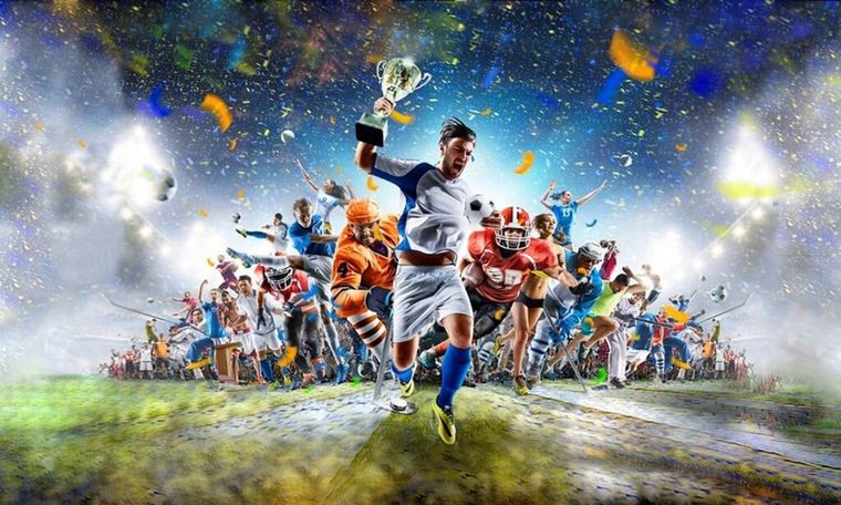 El jugador de la foto corre hacia el lector: ¿lo chocará?