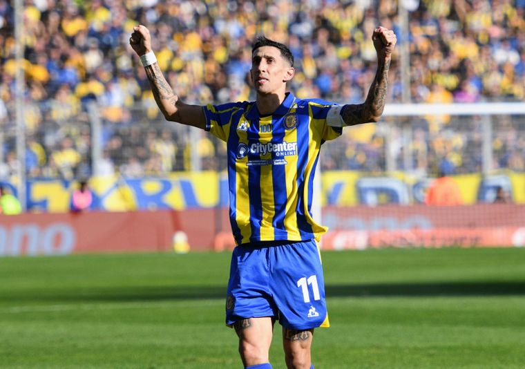Ángel Di María, autor de un verdadero golazo ante Independiente.