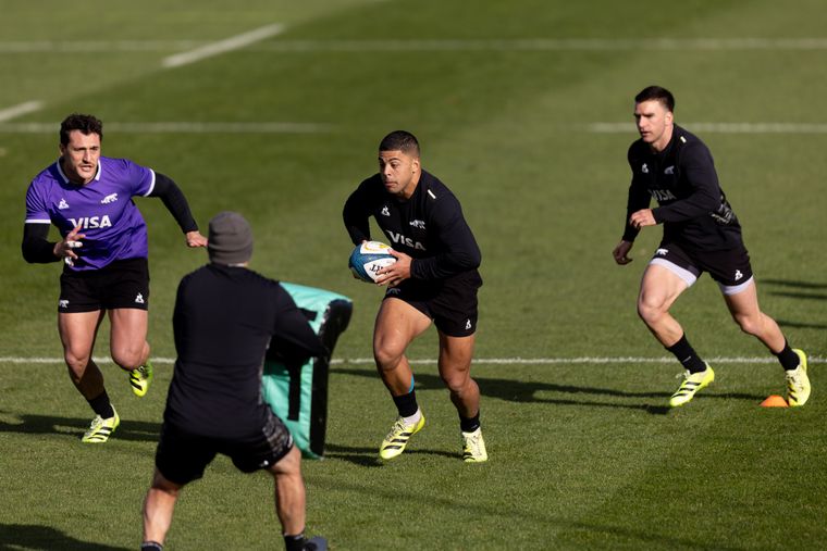 Los Pumas trabajaron esta semana en Londres.