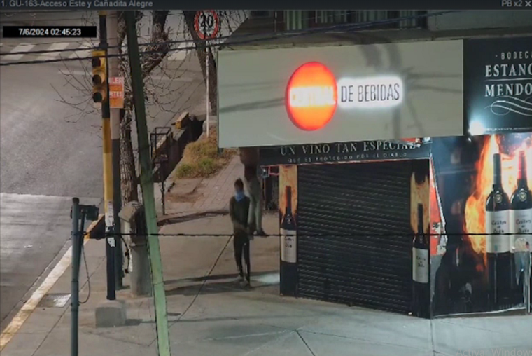 Así empezaban el robo Foto: gentileza