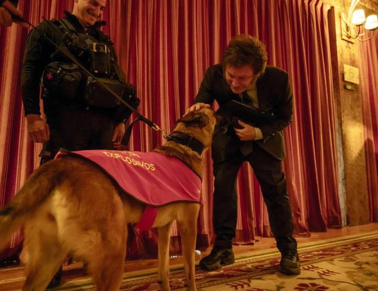 Javier Milei expuso en el Foro Llao Llao Foto: Noticias Argentinas