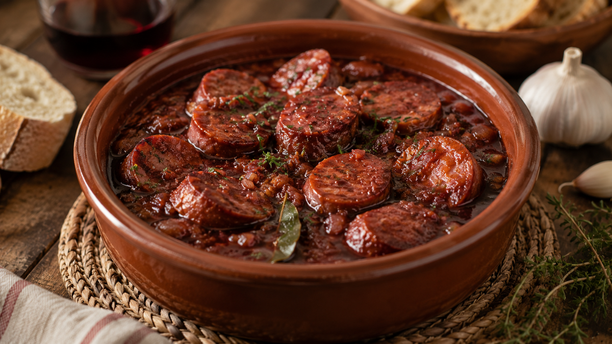 La receta de chorizo al vino que triunfa en cualquier reunión