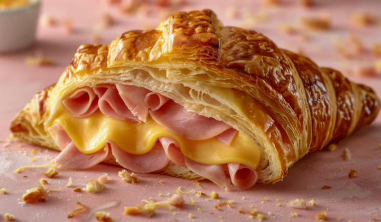 Cómo hacer croissants de jamón y queso: paso a paso Foto: Shutterstock