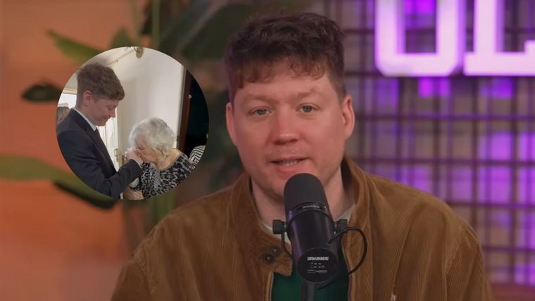 El artista le cumplió el sueño a una querida fan. Fotos: captura de video YouTube/ OLGA / Instagram: @emanero.&nbsp;