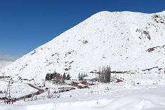 La temperatura mínima será de 5°. Foto: Walter Moreno / MDZ. Fotografía tomada con Moto G72
