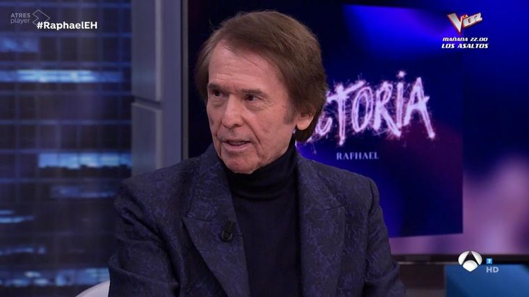 Raphael atraviesa un delicado momento de salud Foto: Captura TV