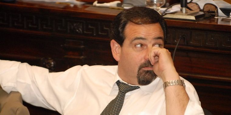 Carlos Ciurca, en la Legislatura. Foto: Nacho Gaffuri/archivo