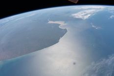 La NASA fotografió a nuestro país desde la Estación Espacial Internacional La NASA fotografió a nuestro país desde la Estación Espacial Internacional