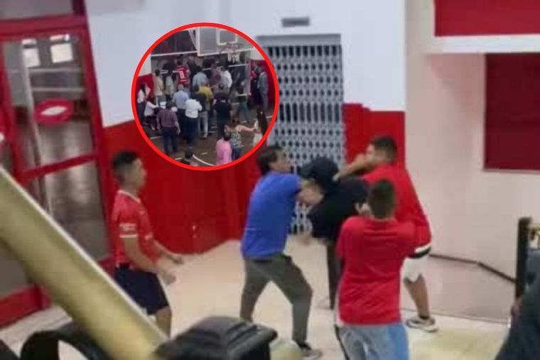 Incidentes en la primera asamblea de Doman como presidente de Independiente.